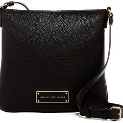 Marc by Marc Jacobs Sia Leather Crossbody BLACK