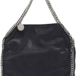 Stella McCartney Shaggy Deer Falabella Small Tote Bag NAVY