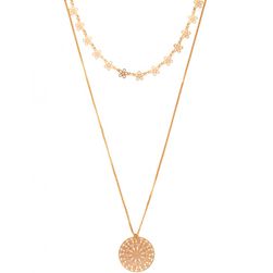 Bijuterii Femei Forever21 Ornate Pendant Necklace Gold