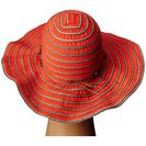 Accesorii Femei San Diego Hat Company RBM5558 Ribbon Sun Brim Hat Cayenne