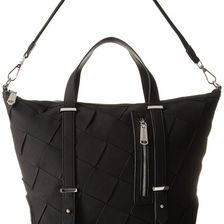 Steve Madden Bsydneyy Woven Satchel Black
