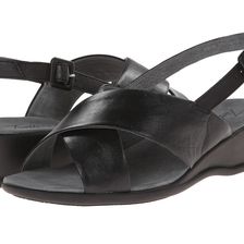 Trotters Lee Black Burnished Soft Kid Leather