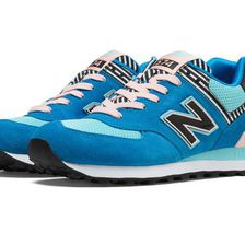 Incaltaminte Femei New Balance New Balance 574 Palm Springs Blue Atoll with Pink Black