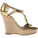 Incaltaminte Femei Michael Kors Sherie Gold 18K Metallic Genuine SnakeSpecchio