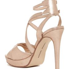 Incaltaminte Femei Chinese Laundry Highlight Strappy Platform Pump ROSE GOLD METALLIC