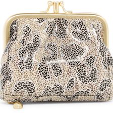 Hobo Minnie Leather Lipstick Case Coin Purse CHEETAH SHIMMER
