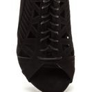 Incaltaminte Femei CheapChic Pencil You In Lace-up Caged Heels Black