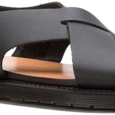 Dr. Martens Abella Ankle Strap Sandal Black Semi Chromo