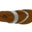 Incaltaminte Femei Spring Step Vanja Wedge Sandal Pewter Metallic