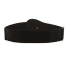 Accesorii Femei Steve Madden Faux Leather Stretch Waist Belt BLACK