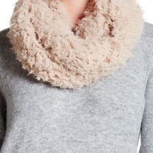 Accesorii Femei David Young Cozy Plush Faux Fur Infinity Scarf DUSTY PINK