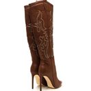 Incaltaminte Femei CheapChic West World Stitched Pointy Boots Cognac