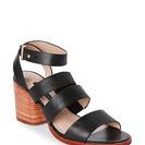 Incaltaminte Femei French Connection Black Ciara Open Toe Block Heel Sandals Black Black