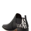 Incaltaminte Femei Pour La Victoire Fela Ankle Bootie BLACK LEATHER-SNAKE