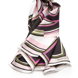 Emilio Pucci Scarf NERO ROSA