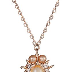 Vivienne Westwood Gillian Pendant Peach Pearl/Gold