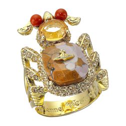 Vivienne Westwood Salome Ring Yellow Gold
