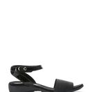 Incaltaminte Femei AK Anne Klein Black Kalene Open Toe Ankle Strap Demi Wedge Sandals Black