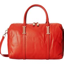 Ivanka Trump Hudson Satchel Orange Nappa