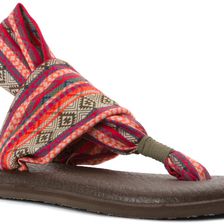 Sanuk Yoga Sling 2 Prints Olive/Multi Tribal Stripe