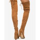 Incaltaminte Femei CheapChic Mona-1 All The Way Up Boot Camel