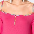 Rochie cu decupaje pe umeri 