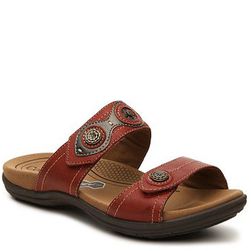 Incaltaminte Femei Cobb Hill by New Balance Swoon Flat Sandal Red