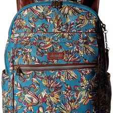 Sakroots Artist Circle Cargo Backpack Teal Treehouse