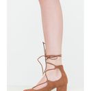 Incaltaminte Femei CheapChic Forever A Fashionista Chunky Lace-up Pumps Camel