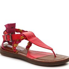 Incaltaminte Femei 2 Lips Too Too Ease Flat Sandal RedFuchsiaMustard