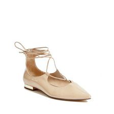 Incaltaminte Femei GUESS Hellix Lace-Up Flats nude