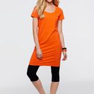 Rochie stretch cu mâneci scurte 