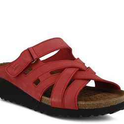 Incaltaminte Femei Spring Step Sabra Wedge Sandal Red