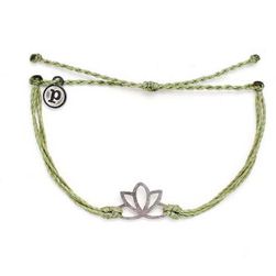 Accesorii Femei Pura Vida Silver Lotus Sage Green Multicolor
