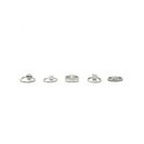 Bijuterii Femei Forever21 Rhinestone Ring Set Silverclear