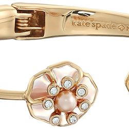 Kate Spade New York Sunset Blossoms Open Hinge Bangle Blush Multi