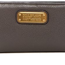 Marc by Marc Jacobs 'New Q Lauren' Leather Wallet FADED ALUMINUM