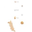 Bijuterii Femei Forever21 Floral Ear Cuff Stud Set Gold