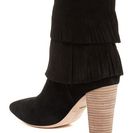 Incaltaminte Femei Elaine Turner Lennox Fringe Boot Black Suede
