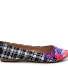 Incaltaminte Femei Mix No 6 Danzey Plaid Ballet Flat BlackWhiteFloral