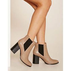 Incaltaminte Femei Forever21 Faux Leather Chelsea Boots Taupe