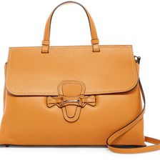 Valentino By Mario Valentino Olimpia Leather Satchel MIELE