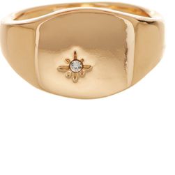 14th & Union Star Signet Ring GOLD