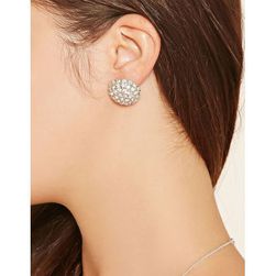 Bijuterii Femei Forever21 Rhinestone Dome Studs Silverclear