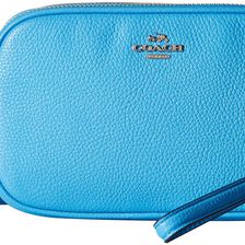 COACH Pebbled Crossbody Clutch SV/Azure