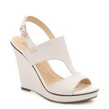 Incaltaminte Femei GUESS Francie Wedge Sandal White