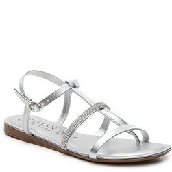 Incaltaminte Femei Italian Shoemakers Jeweled Gladiator Sandal Silver