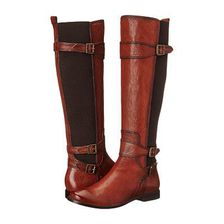 Incaltaminte Femei Frye Anna Gore Tall Whiskey Buffalo Leather