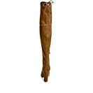Incaltaminte Femei GUESS Rena Over-The-Knee Boots dark brown fabric