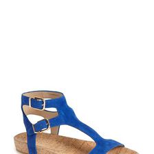 Incaltaminte Femei Via Spiga Lamuela Suede Sandal COBALT